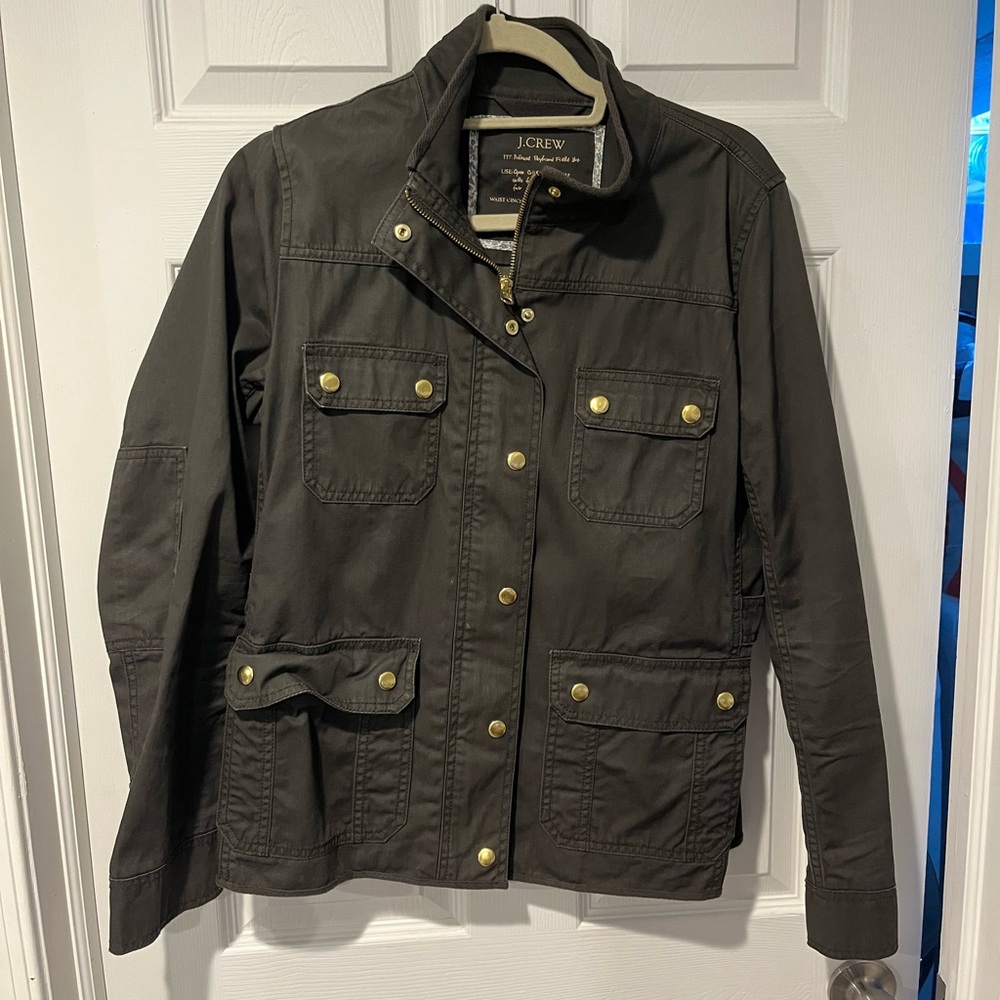 J. Crew Relaxed Boyfriend Field Jacket - M